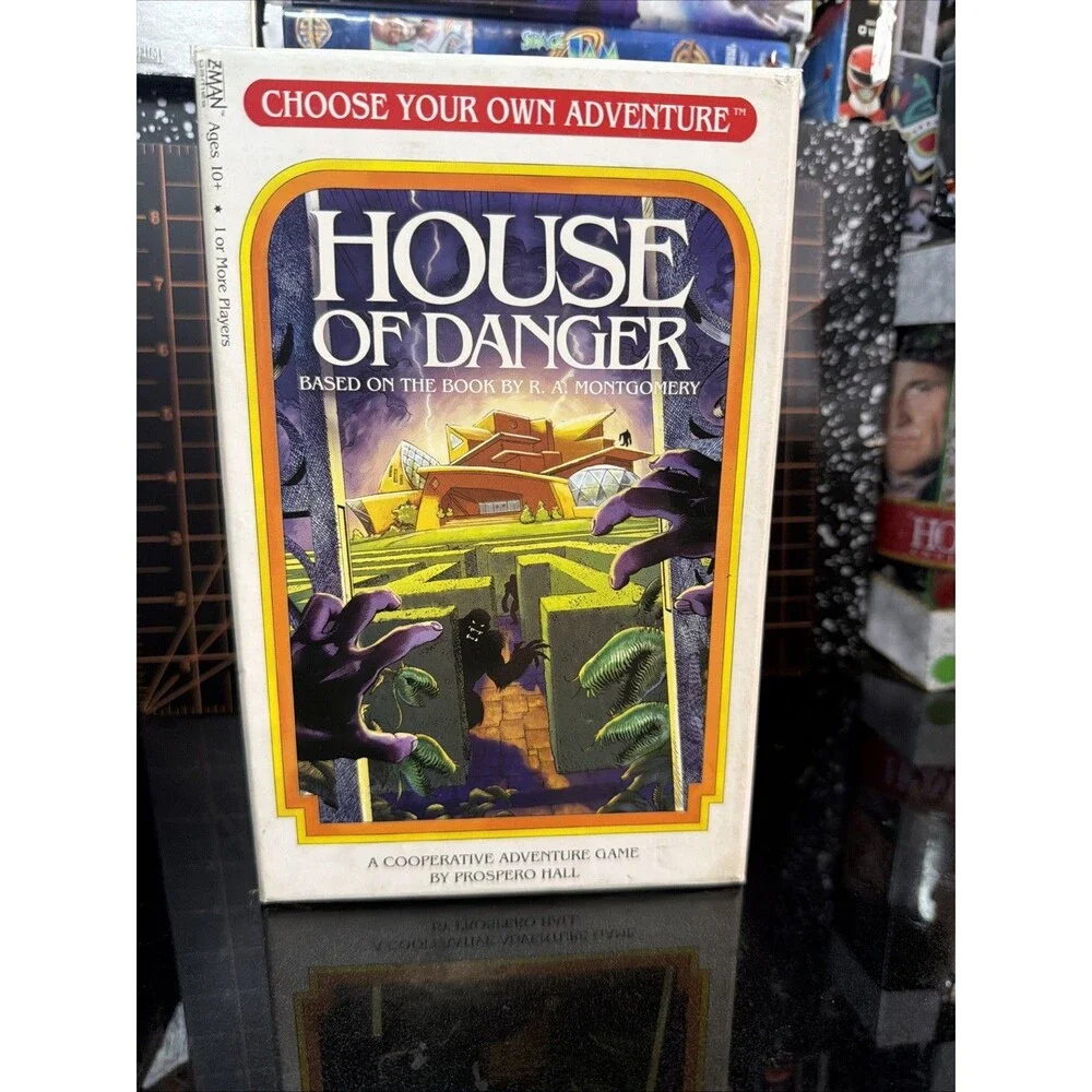 Choose Your Own Adventure House of Danger Board Game Z-Man Cards Sealed
